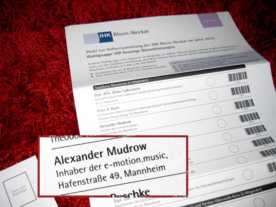 Wählen Sie? (mudrow music)