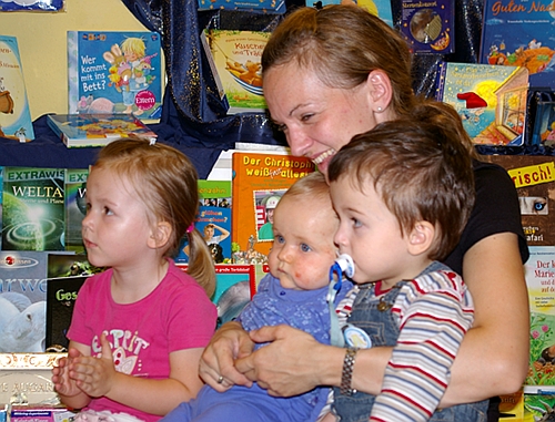 Begeisterte Kinder bei Musical-Lesung (Foto: Bernd Mudrow)